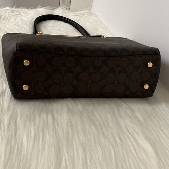 New💃Coach Marlie Tote In Signature Canvas purse - Picture 5 of 11